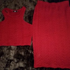 2 pc body con  size small